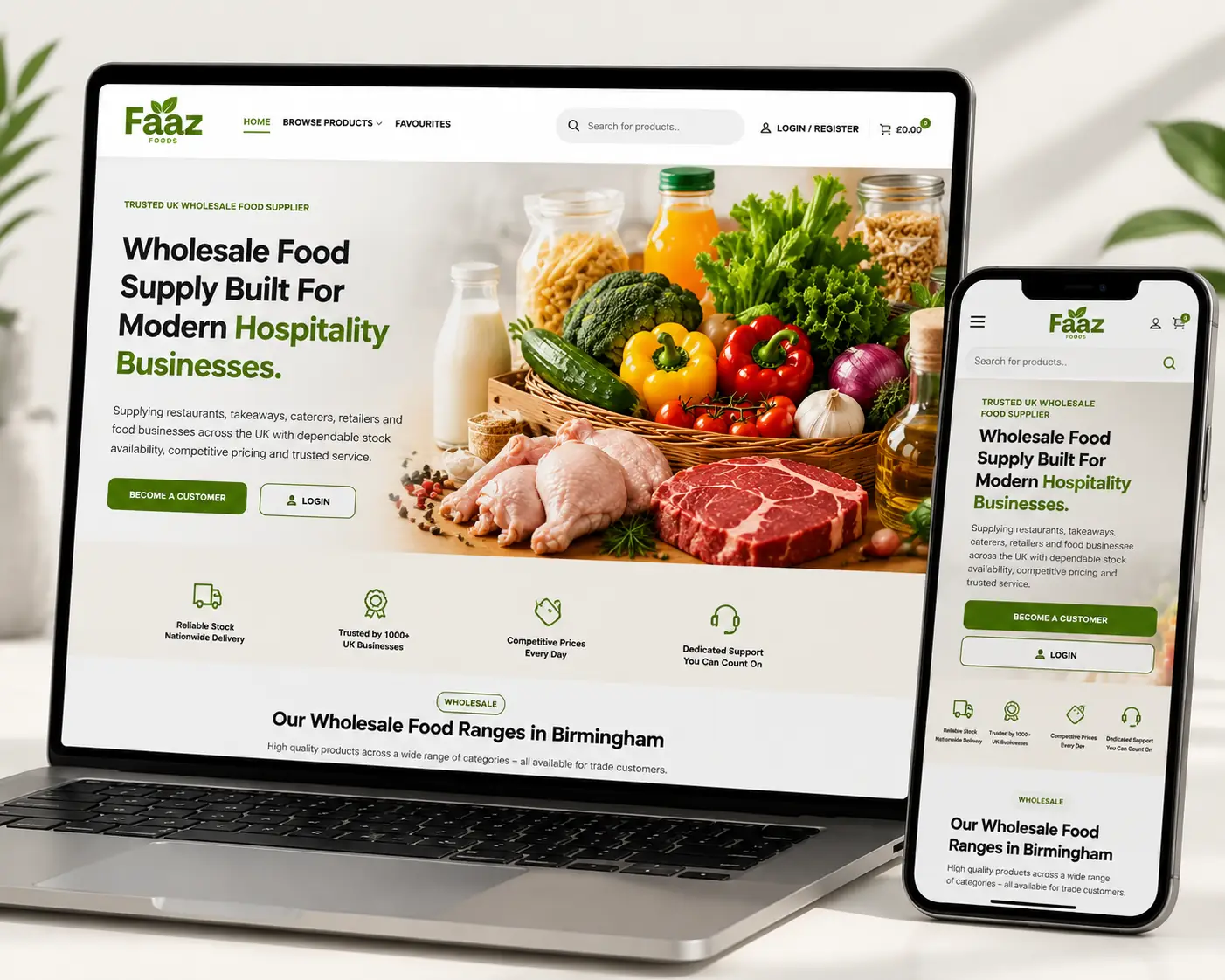 Faaz Foods wholesale platform