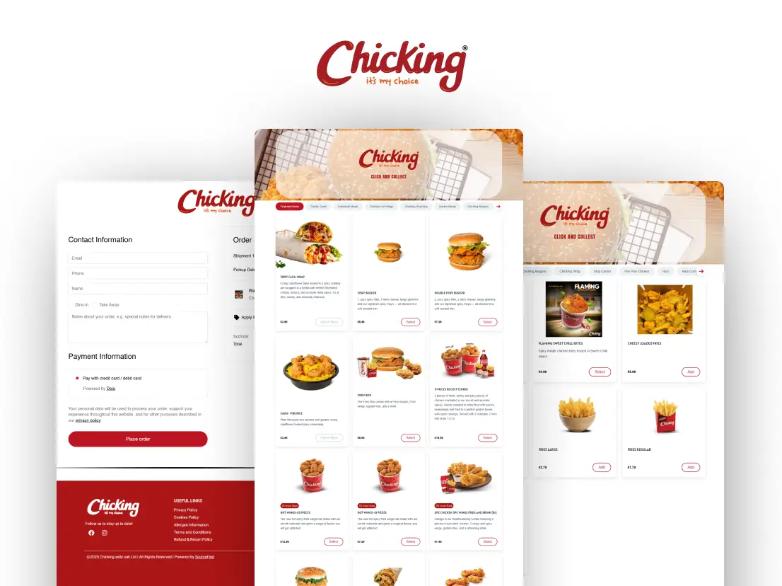 Chicking Selly Oak — Online menu & ordering flow