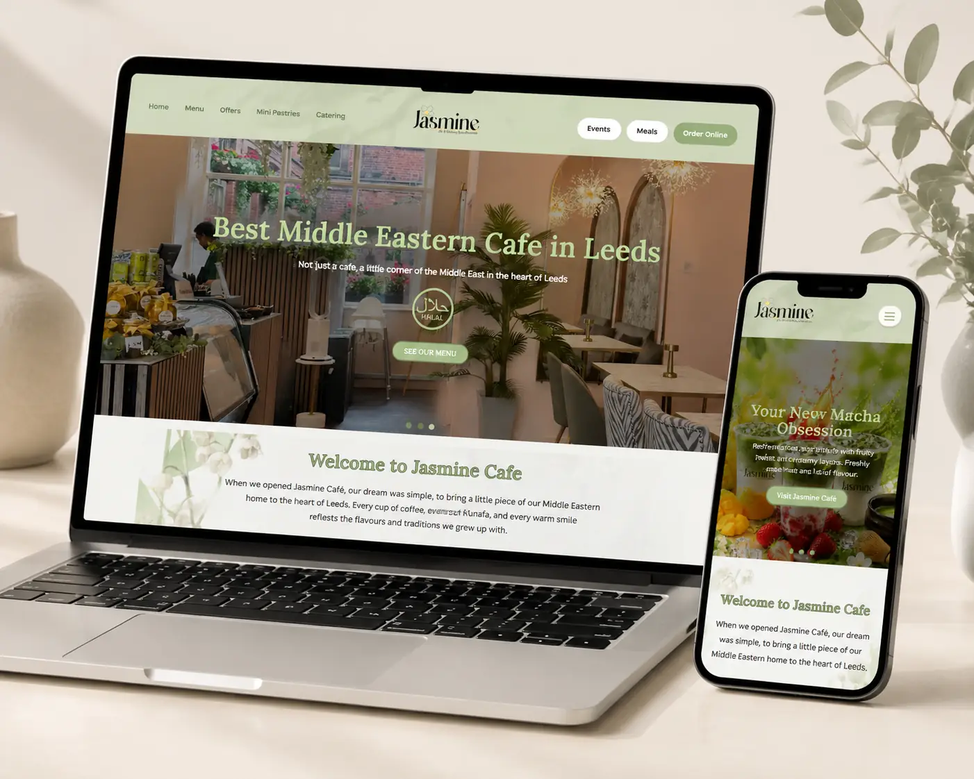 Jasmine Café website